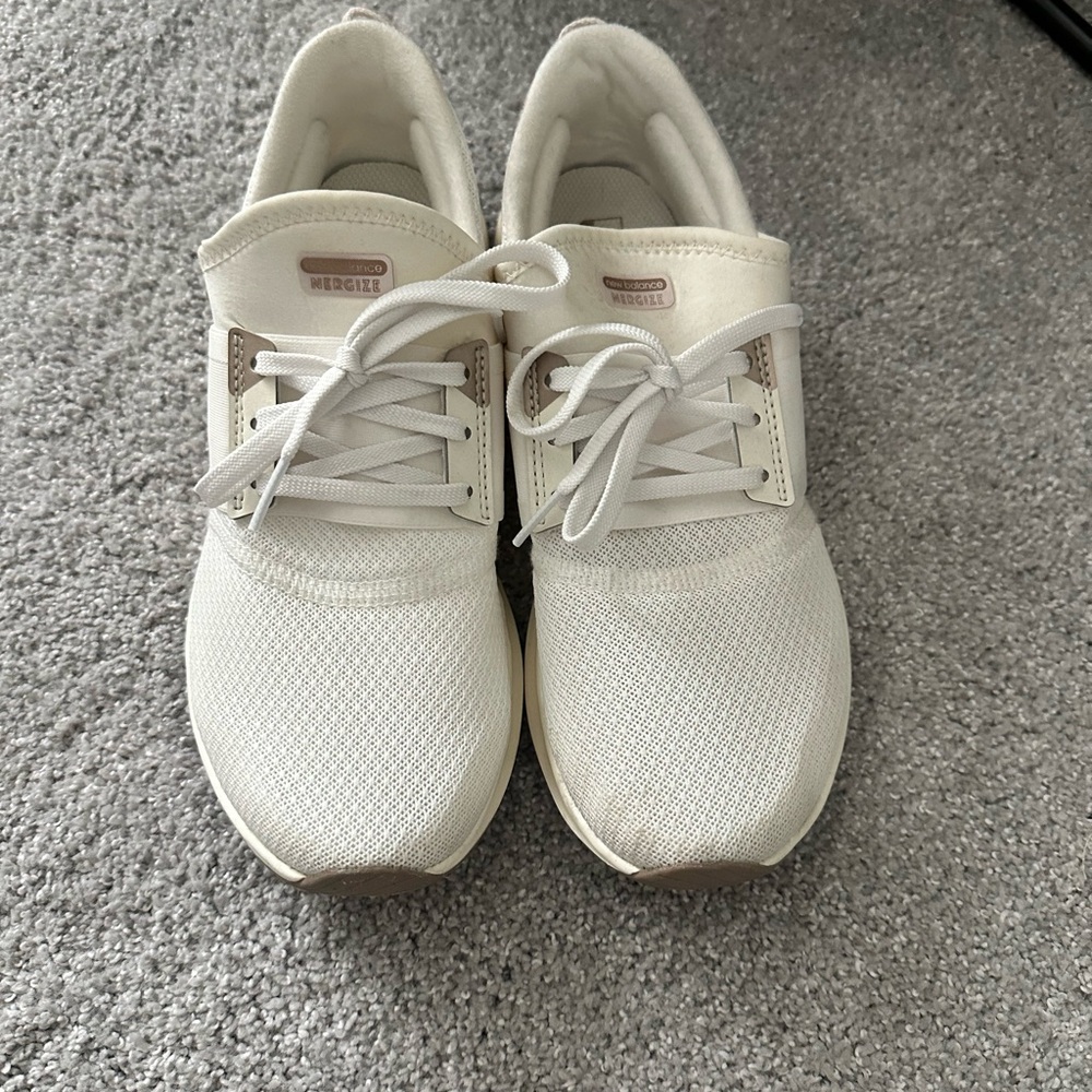 New Balance Cream Athletic Shoes